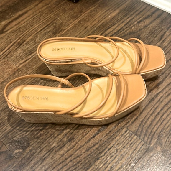 NWOT 275Central cork wedges - Picture 1 of 4